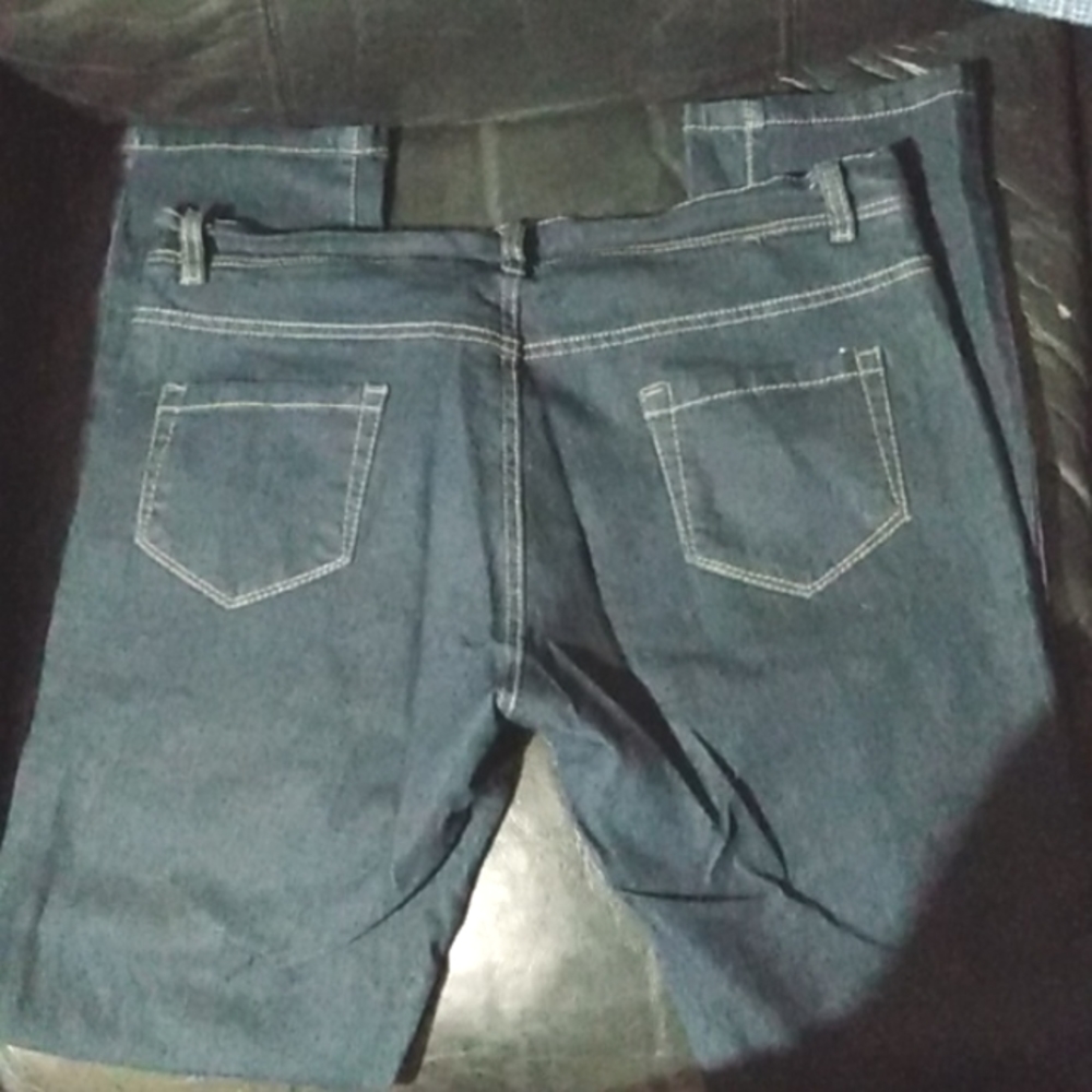 "Aviva" Dark Wash Denim Skinny Blue Jeans